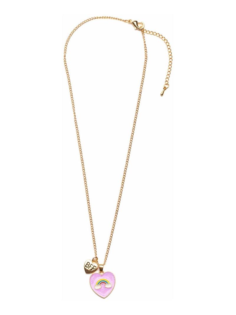 Great Pretenders | Collier d'amitié papillon & arc-en-ciel BFF – Lot de 2 pièces Rose - Kiabi