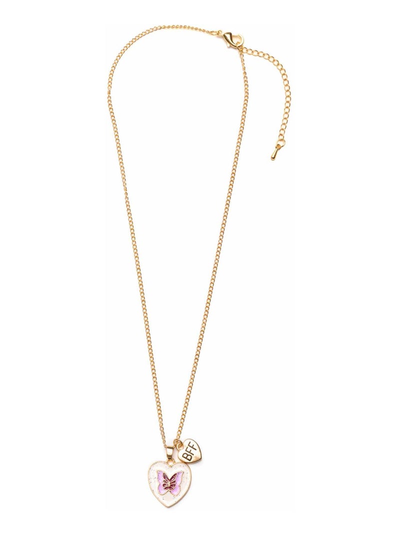 Great Pretenders | Collier d'amitié papillon & arc-en-ciel BFF – Lot de 2 pièces Rose - Kiabi