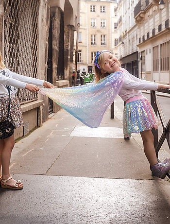 Great Pretenders | Déguisement enfant cape à sequins pastel Great Pretenders