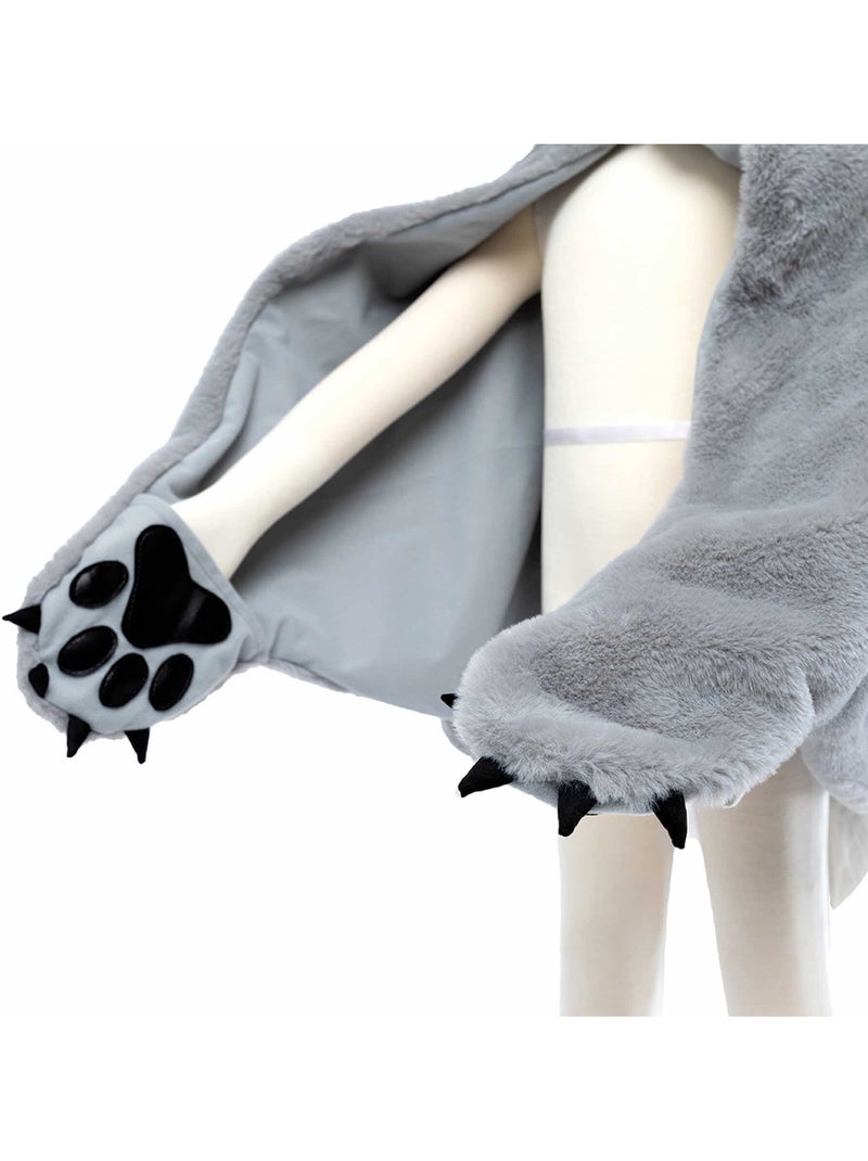 Great Pretenders | Déguisement enfant cape de loup Gris - Kiabi