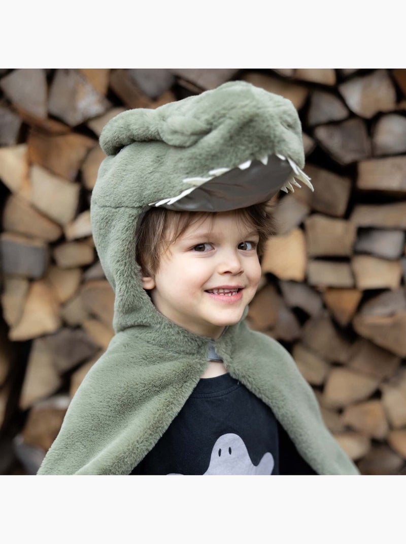 Great pretenders | déguisement enfant cape dinosaure t rex toute douce Vert - Kiabi