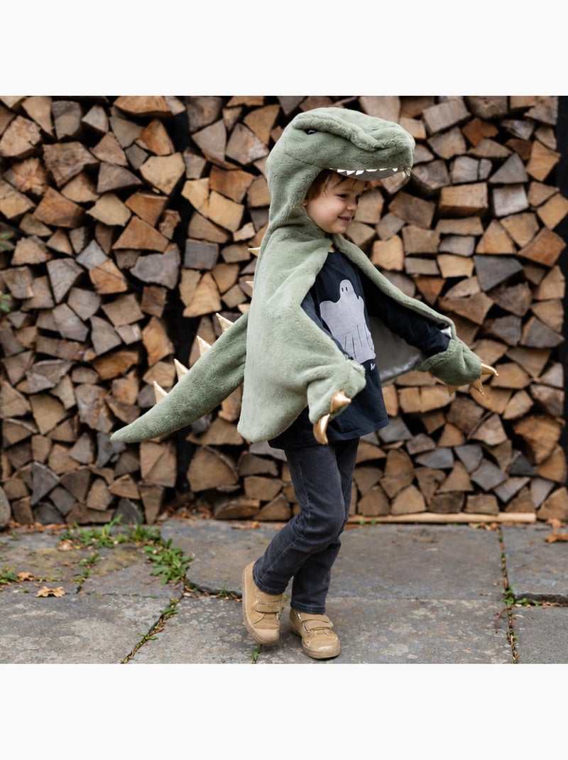 Great pretenders | déguisement enfant cape dinosaure t rex toute douce Vert - Kiabi