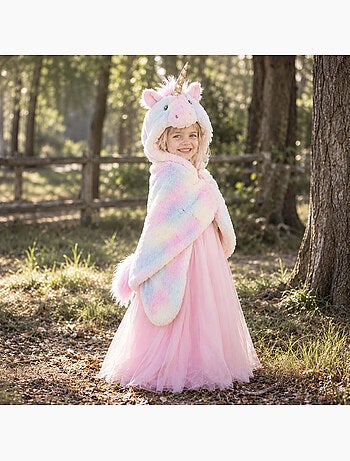 Great pretenders | déguisement enfant cape licorne arc en ciel super douce
