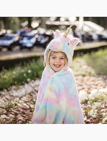 Great pretenders | déguisement enfant cape licorne arc en ciel super douce