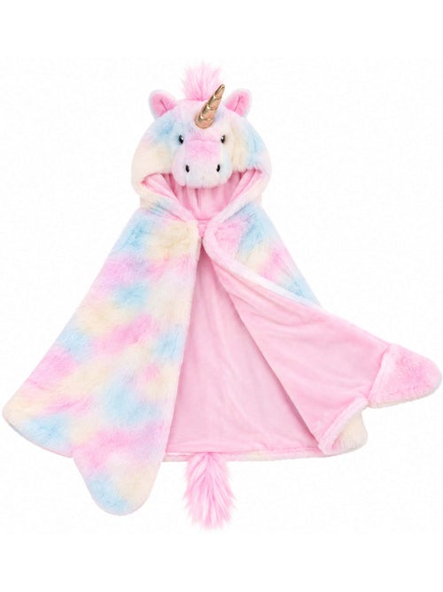 Great pretenders | déguisement enfant cape licorne arc en ciel super douce - Kiabi