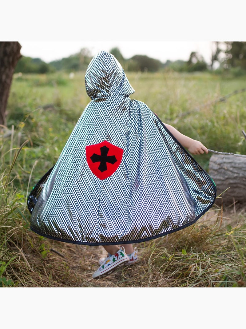 Great pretenders | déguisement enfant cape réversible chevalier dragon Vert - Kiabi