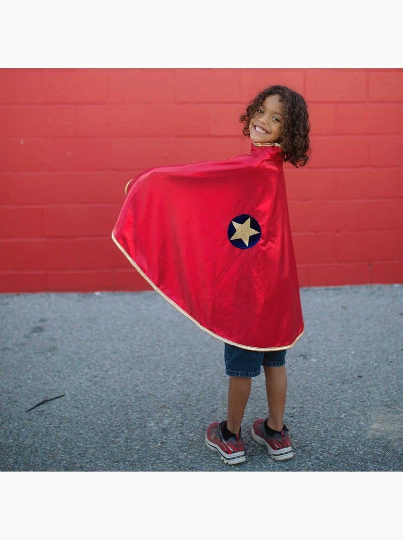Great Pretenders | Déguisement enfant cape réversible super héro Rouge - Kiabi