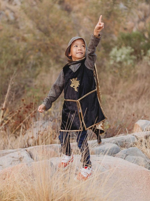 Great Pretenders | Déguisement enfant chevalier tunique cape couronne - Kiabi