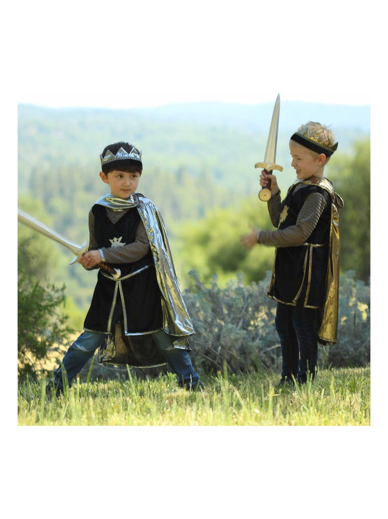 Great Pretenders | Déguisement enfant chevalier tunique cape couronne Doré/or - Kiabi