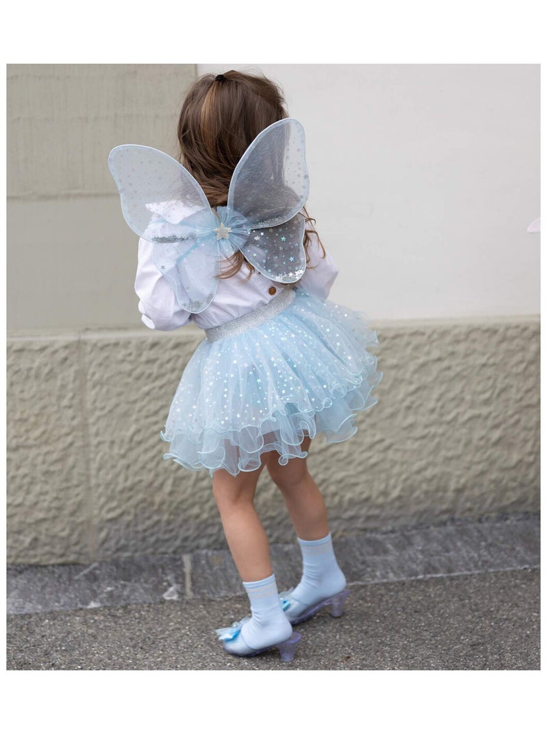 Great Pretenders | Déguisement enfant fée jupe ailes et baguette Bleu - Kiabi