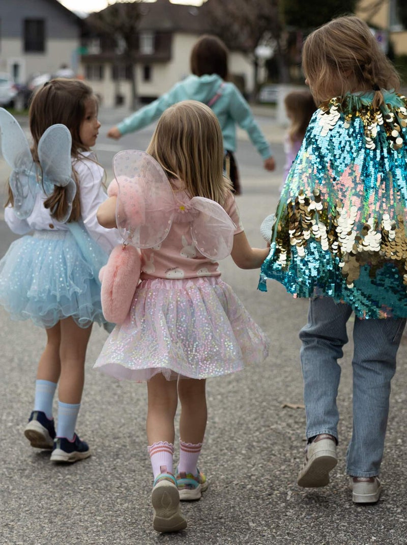 Great Pretenders | Déguisement enfant fée jupe ailes et baguette Bleu - Kiabi