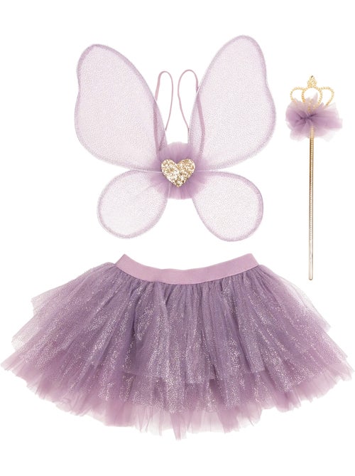 Great pretenders | déguisement enfant jupe princesse fée avec ailes et baguette - Kiabi Great pretenders | déguisement enfant jupe princesse fée avec ailes et baguette - Kiabi