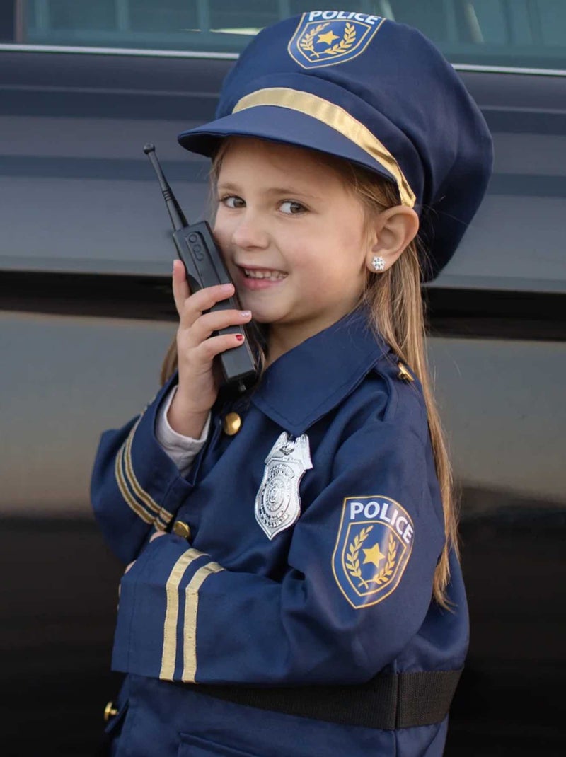 Great Pretenders | Déguisement enfant policier avec accessoires Bleu - Kiabi