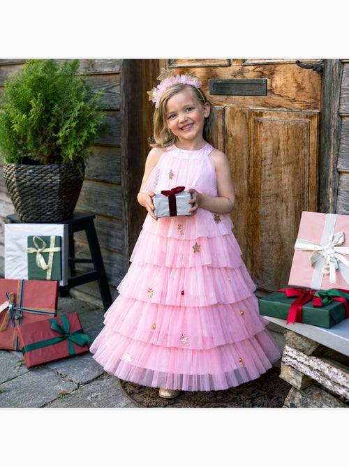 Great pretenders | déguisement enfant robe de princesse de noël avec serre tête - Kiabi