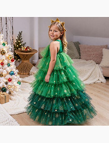 Great pretenders | déguisement enfant robe de princesse de noël avec serre tête