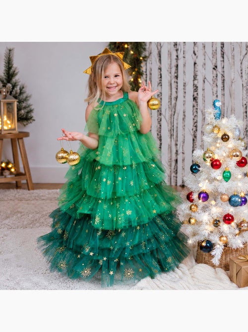 Great pretenders | déguisement enfant robe de princesse de noël avec serre tête - Kiabi