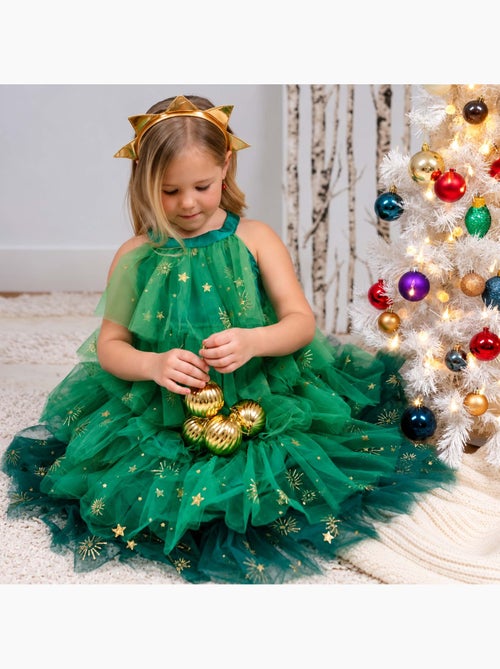 Great pretenders | déguisement enfant robe de princesse de noël avec serre tête - Kiabi