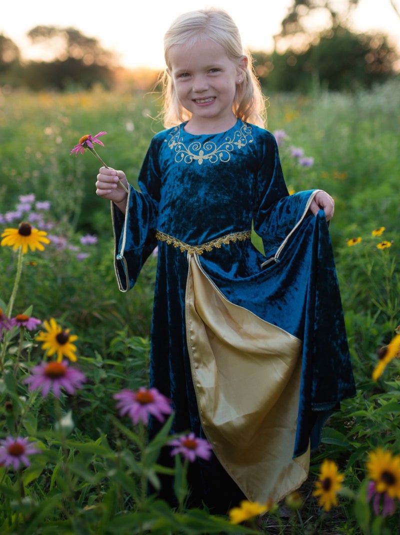 Great Pretenders | Déguisement enfant – Robe de reine Guenièvre Bleu - Kiabi