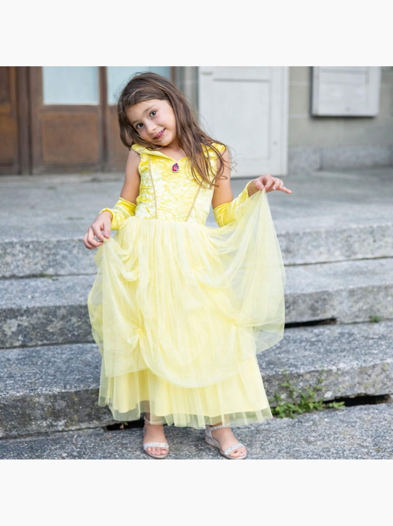 Great Pretenders | Déguisement enfant – Robe princesse Belle du Château Jaune - Kiabi