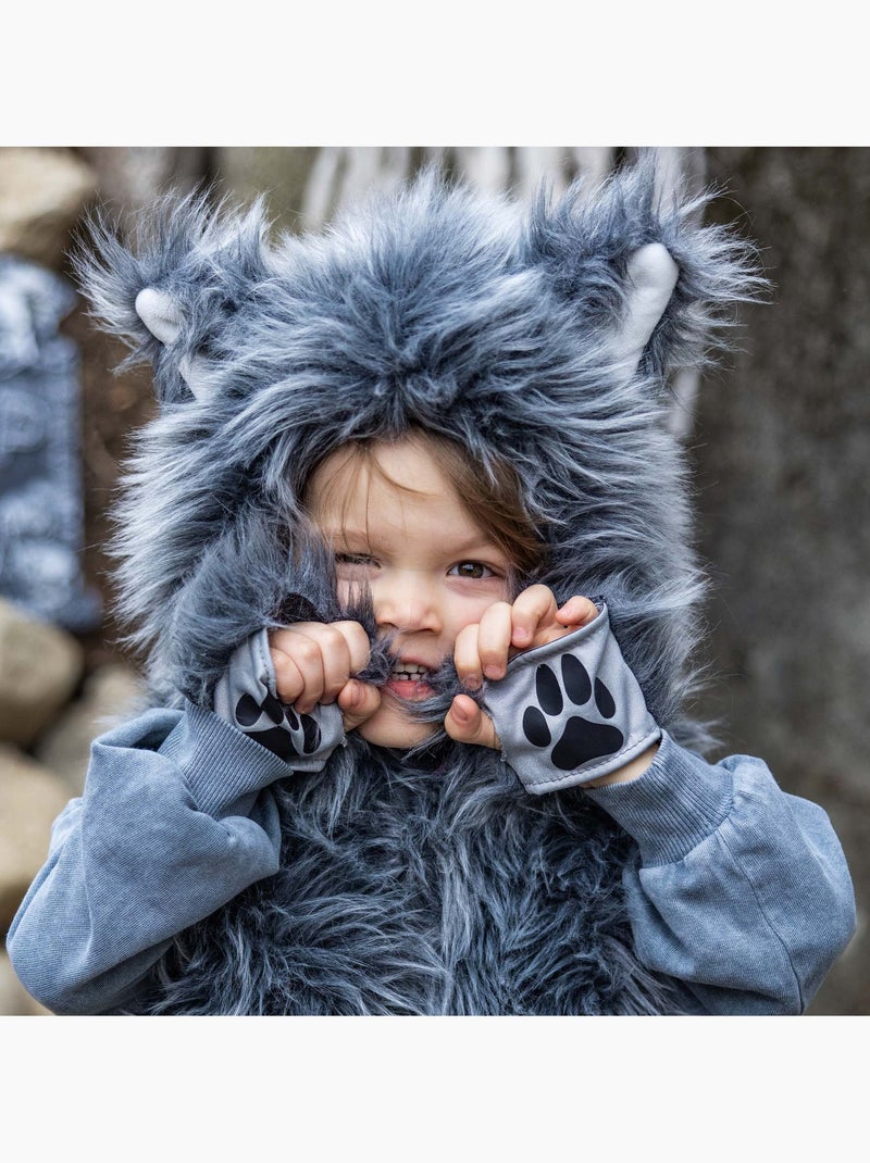 Great pretenders | déguisement enfant veste loup toute douce avec gants Gris - Kiabi