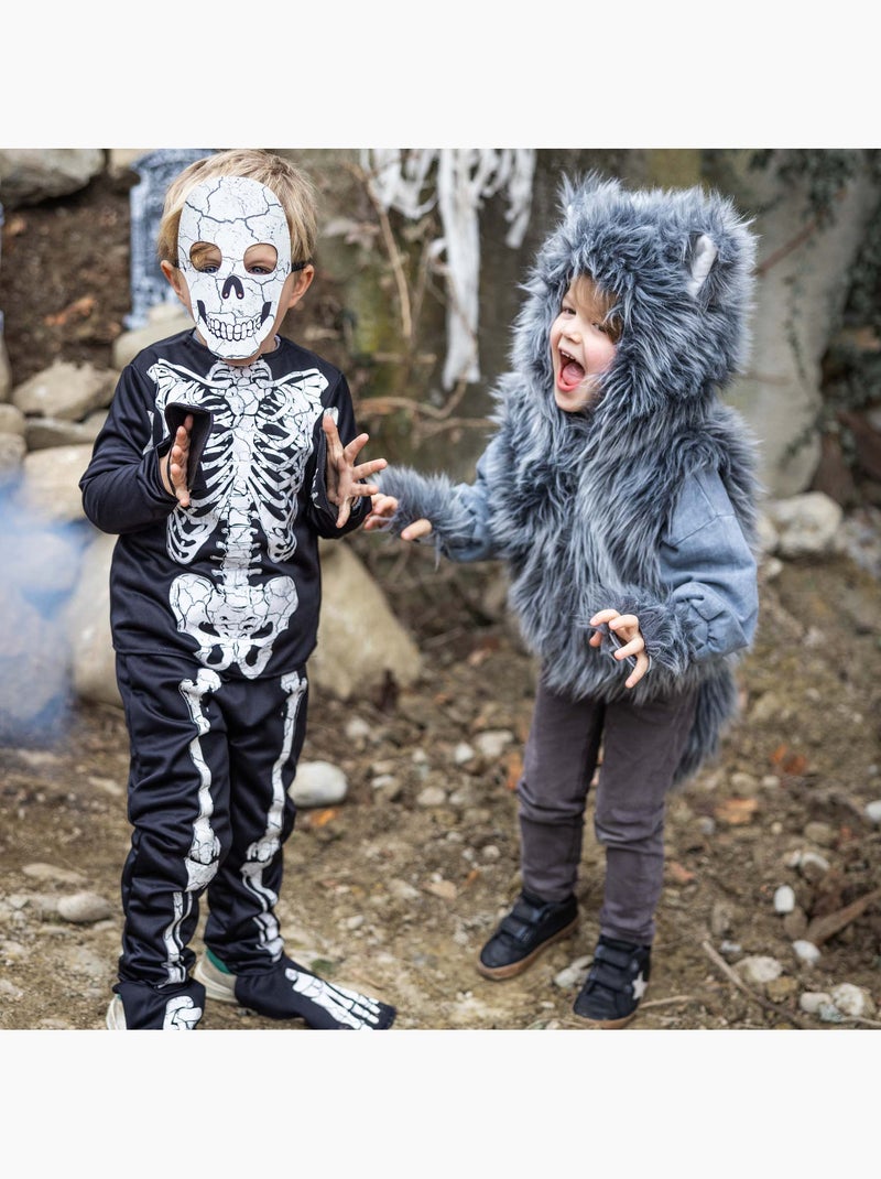 Great pretenders | déguisement enfant veste loup toute douce avec gants Gris - Kiabi