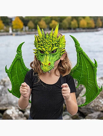 Great Pretenders | Déguisement masque de dragon vert