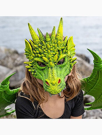 Great Pretenders | Déguisement masque de dragon vert