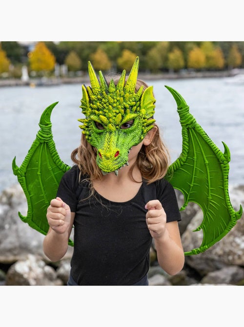 Great Pretenders | Déguisement masque de dragon vert - Kiabi