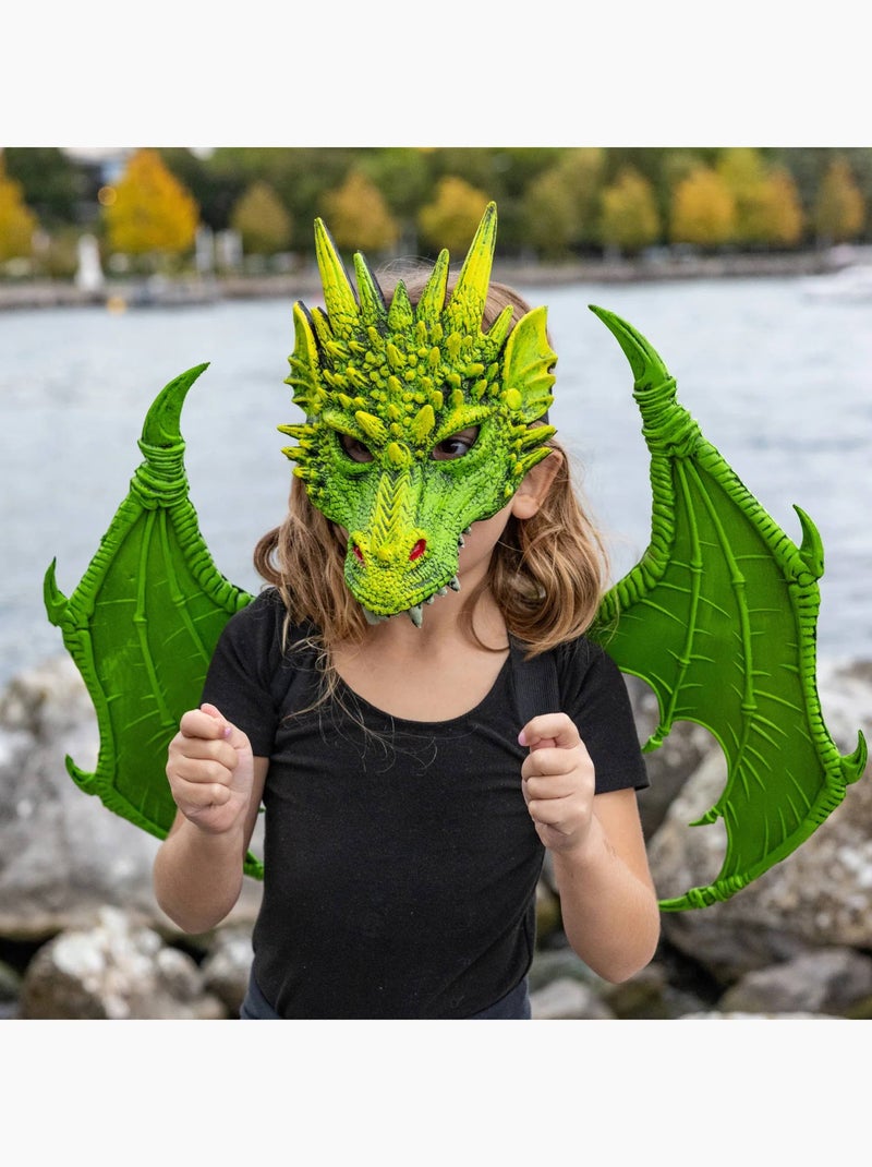 Great Pretenders | Déguisement masque de dragon vert Vert - Kiabi