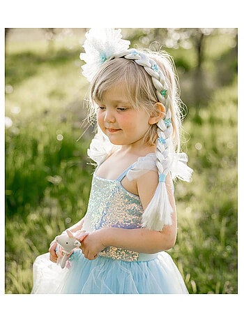 Great Pretenders | Déguisement serre-tête de la reine de glace avec tresse Great Pretenders