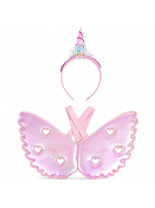 Great Pretenders | Déguisement set ailes licorne et serre tête corne scintillante - Kiabi