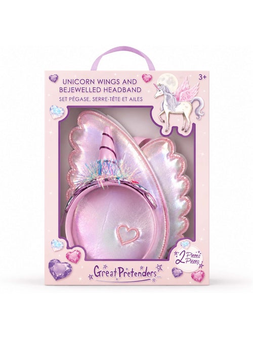 Great Pretenders | Déguisement set ailes licorne et serre tête corne scintillante - Kiabi