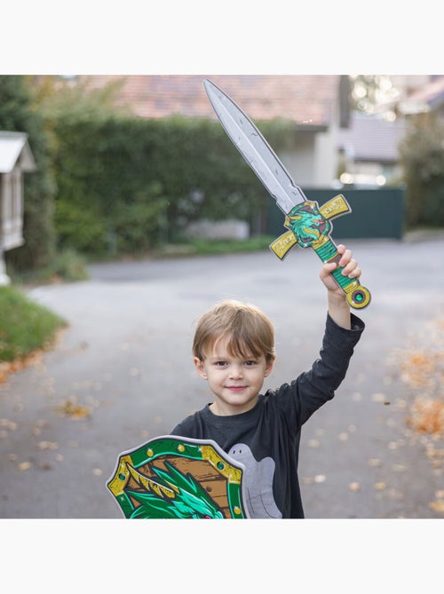 Great Pretenders | Epée de chevalier dragon vert en mousse - Kiabi