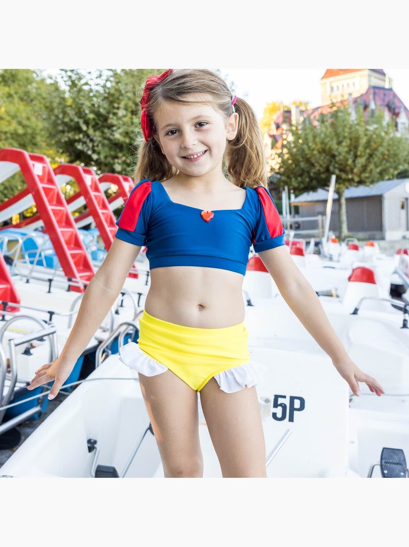 Great Pretenders | Maillot de bain 2 pièces fille princesse UV UPF 50+ Bleu - Kiabi
