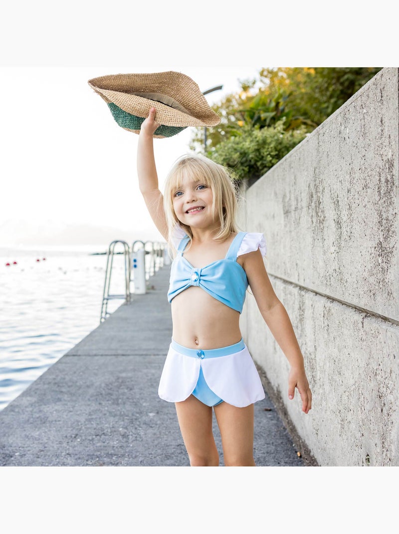 Great Pretenders | Maillot de bain 2 pièces fille princesse UV UPF 50+ Bleu - Kiabi
