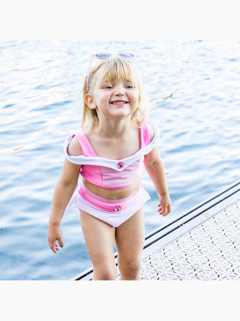 Great Pretenders | Maillot de bain 2 pièces fille princesse UV UPF 50+ Rose - Kiabi