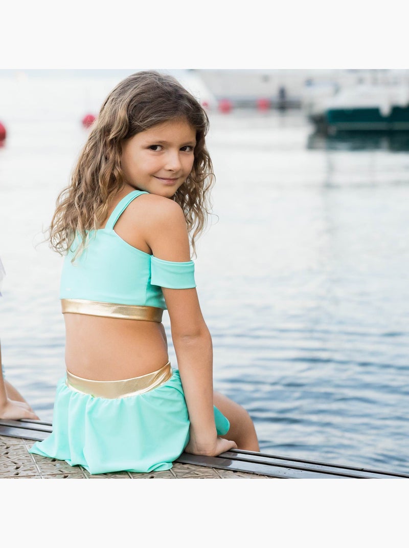 Great Pretenders | Maillot de bain 2 pièces fille princesse UV UPF 50+ Vert - Kiabi