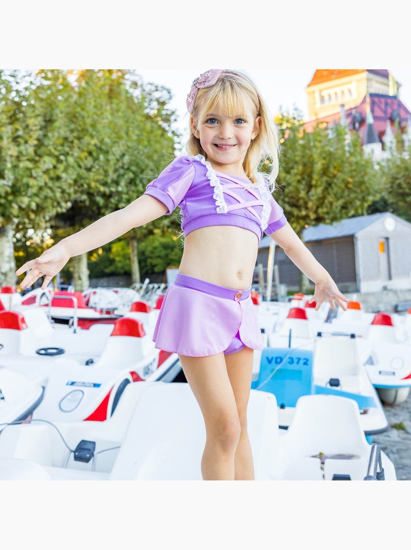 Great Pretenders | Maillot de bain 2 pièces fille princesse UV UPF 50+ Violet - Kiabi