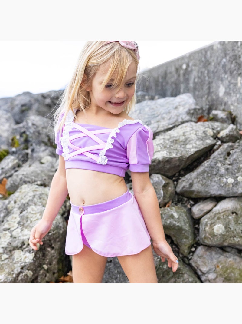 Great Pretenders | Maillot de bain 2 pièces fille princesse UV UPF 50+ Violet - Kiabi