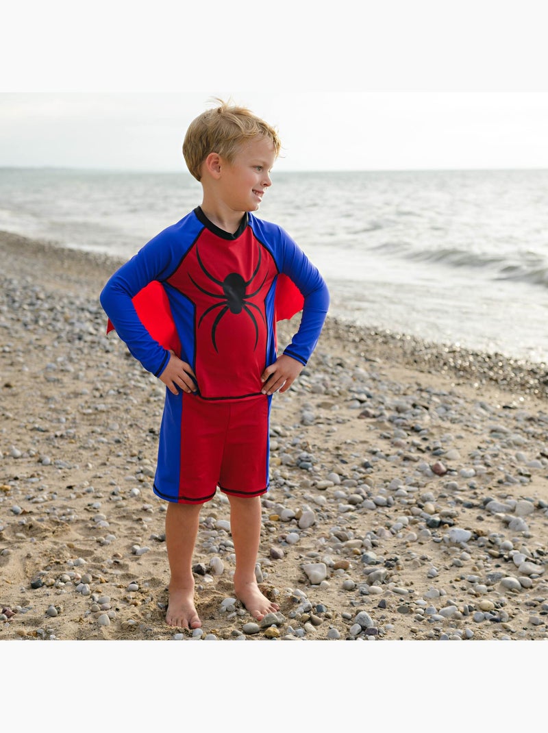 Great Pretenders | Maillot de bain garçon 2 pièces anti-UV super-héros Rouge - Kiabi