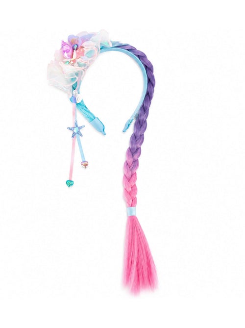 Great Pretenders | Serre-tête sirène enfant avec longue tresse colorée - Kiabi