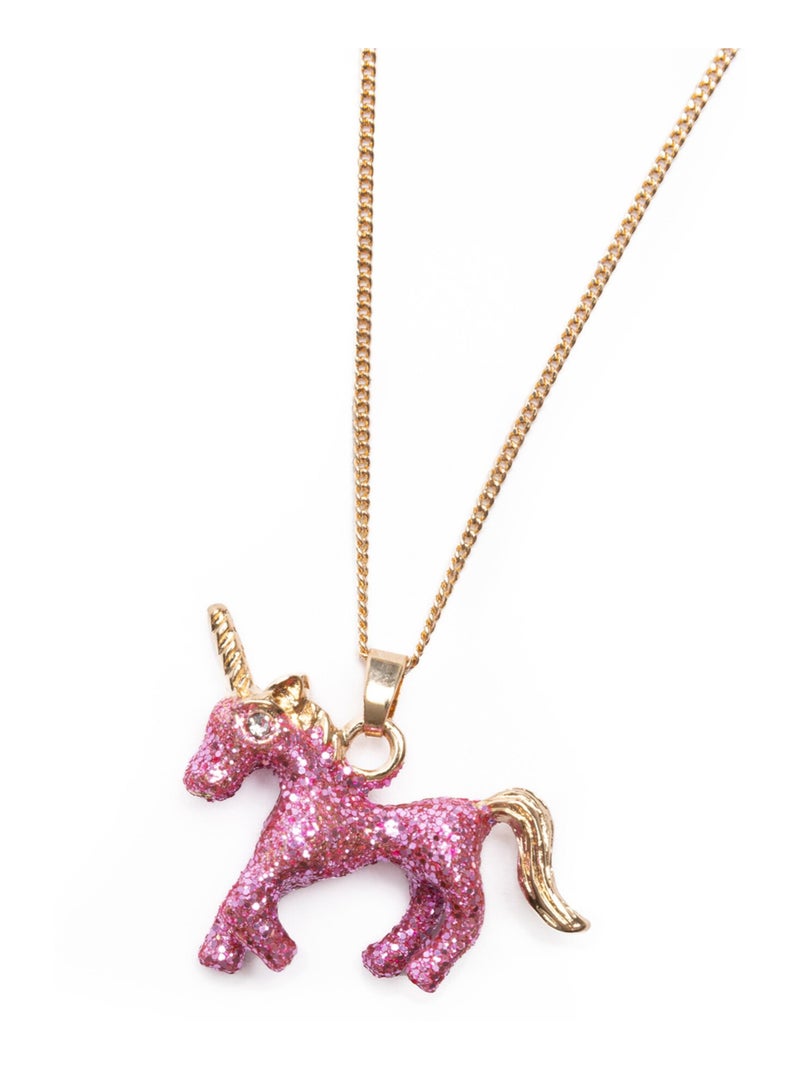 Great Pretenders | Set collier et bague Licorne rose pailletée Rose - Kiabi