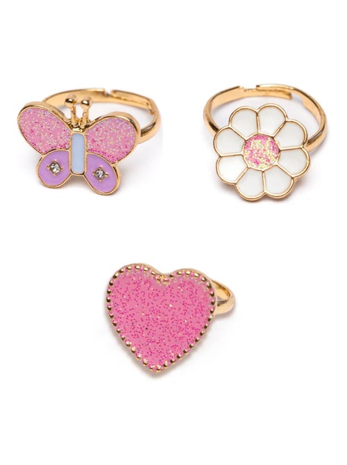 Great Pretenders | Set de 3 bagues ajustables Wonderland - Kiabi
