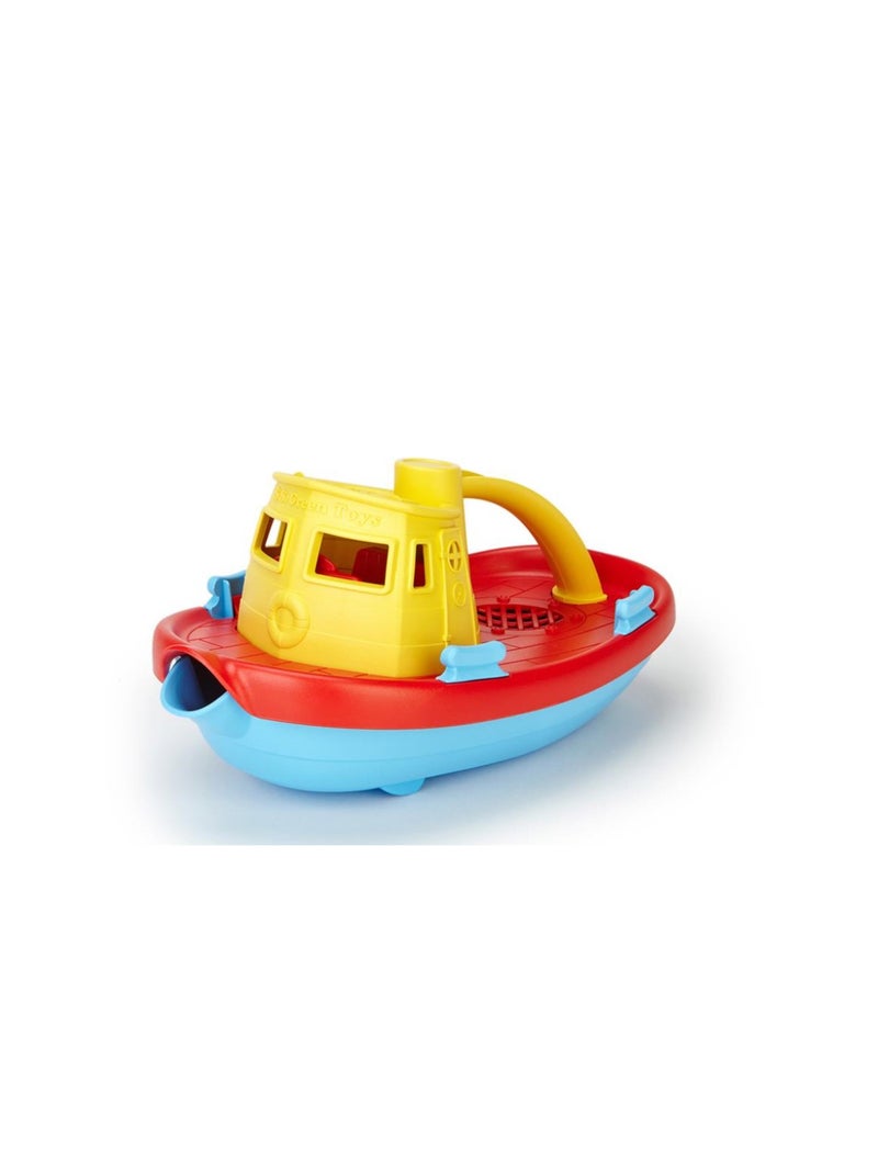 Green Toys - Bateau remorqueur Rouge - Kiabi