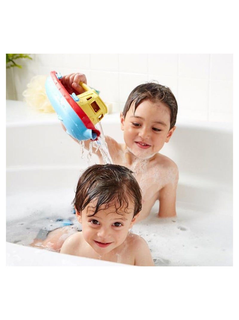 Green Toys - Bateau remorqueur Rouge - Kiabi