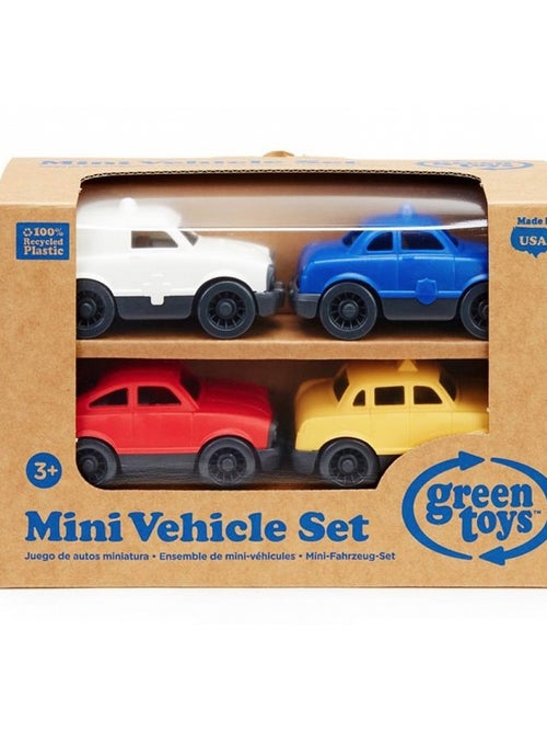 'green Toys' Set 4 Vehicules - Kiabi