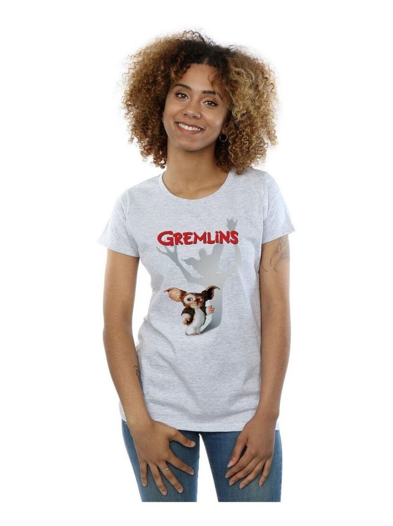Gremlins - T-shirt Gris chiné - Kiabi