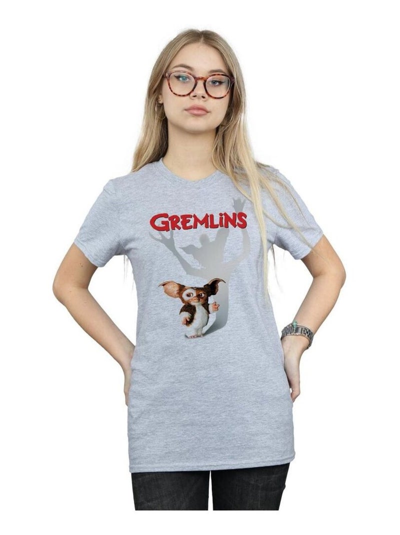 Gremlins - T-shirt Gris chiné - Kiabi