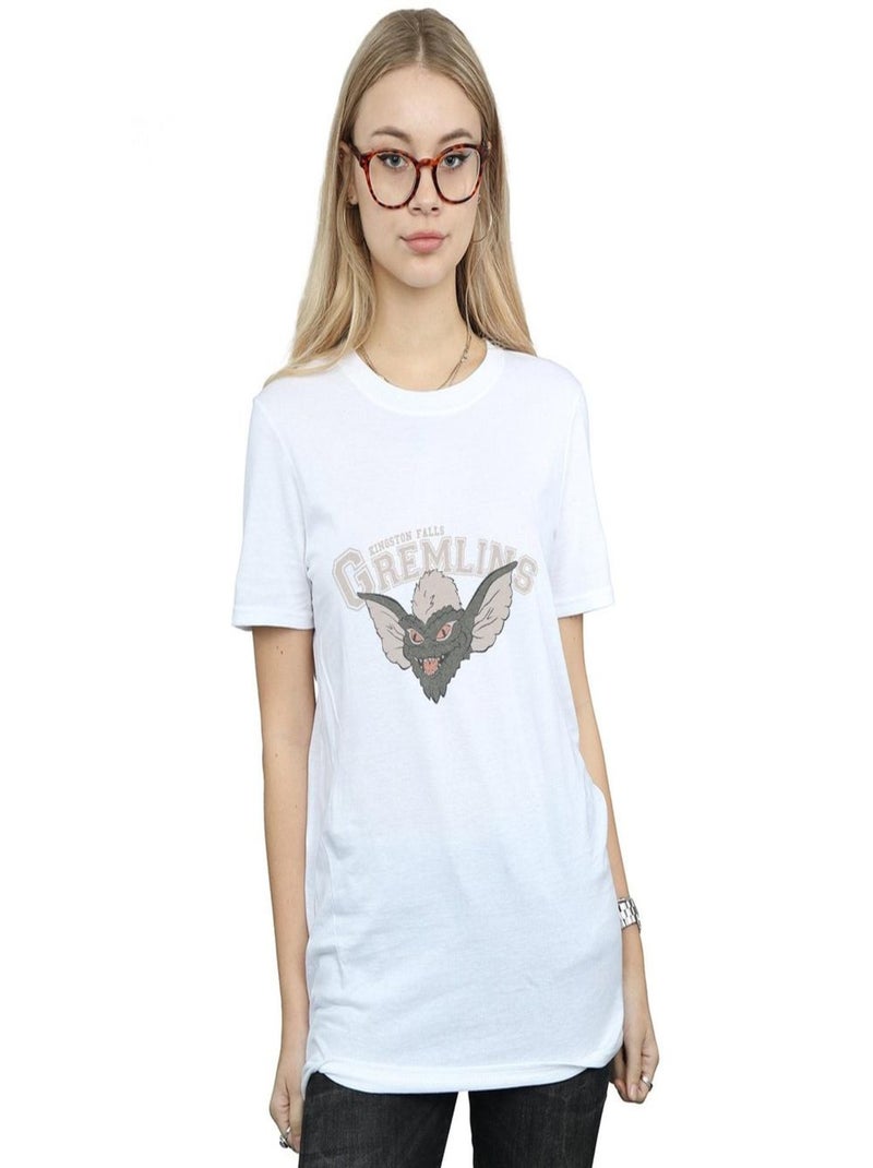 Gremlins - T-shirt KINGSTON FALLS SPORT Blanc - Kiabi