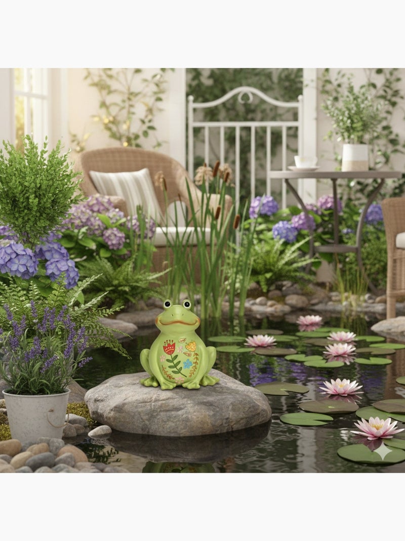 Grenouille de decoration de jardin Vert - Kiabi